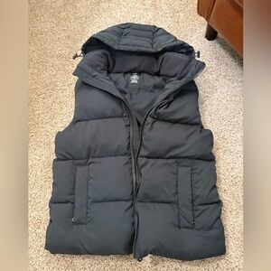 Girlfriend Collective Black Puffer Vest